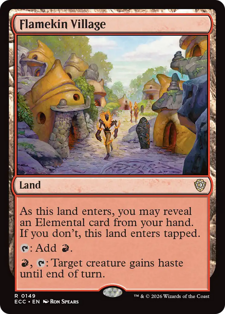 Flamekin Village [Lorwyn Eclipsed Commander] | L.A. Mood Comics and Games