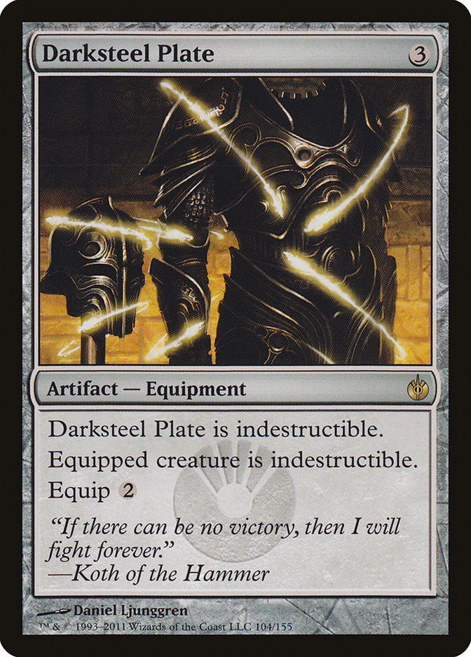 Darksteel Plate [Mirrodin Besieged] | L.A. Mood Comics and Games