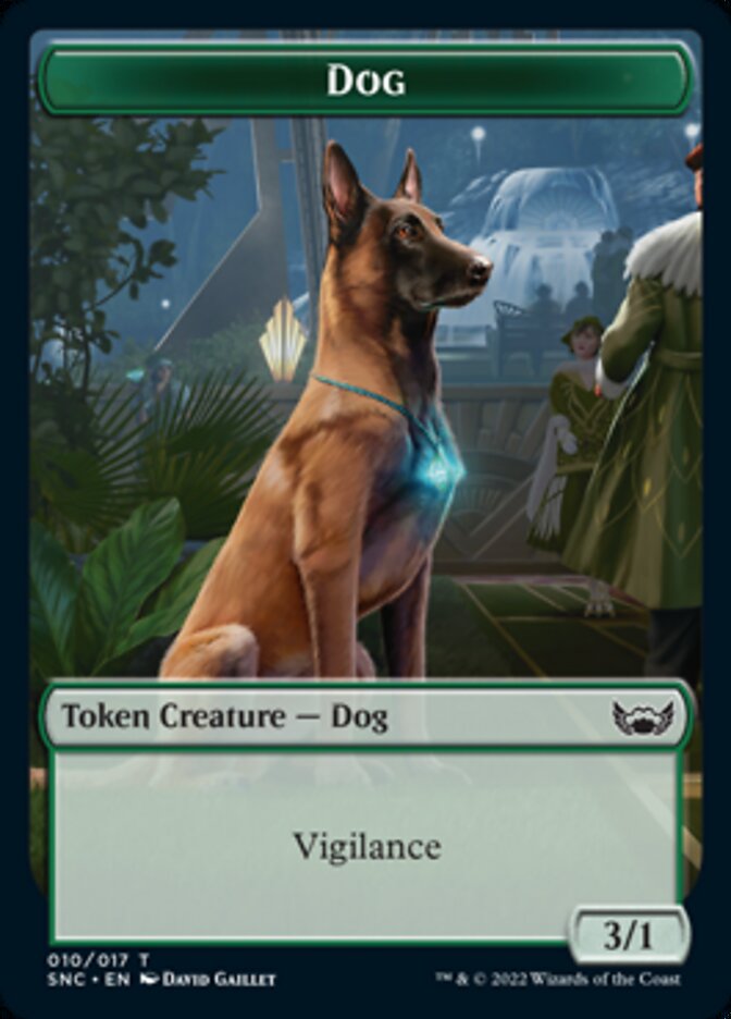 Dog Token [Streets of New Capenna Tokens] | L.A. Mood Comics and Games