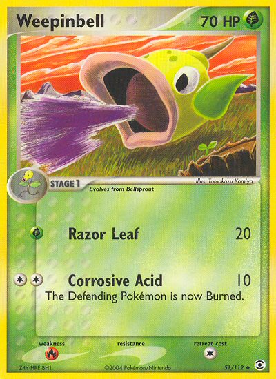 Weepinbell (51/112) [EX: FireRed & LeafGreen] | L.A. Mood Comics and Games