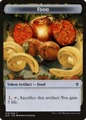 Human Cleric // Food (16) Double-Sided Token [Throne of Eldraine Tokens] | L.A. Mood Comics and Games