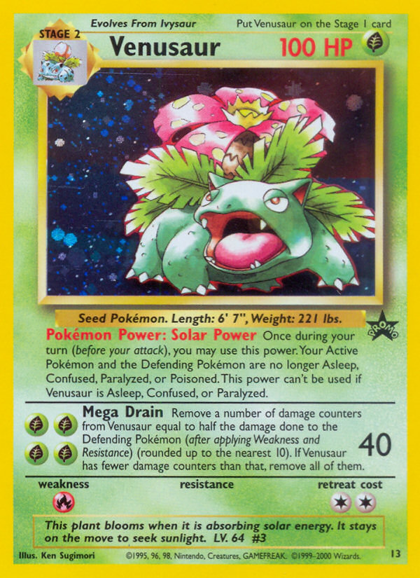 Venusaur (13) [Wizards of the Coast: Black Star Promos] | L.A. Mood Comics and Games