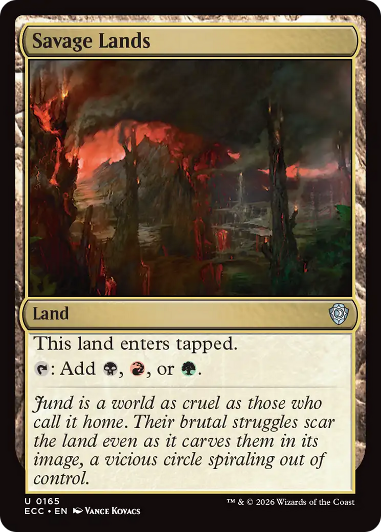 Savage Lands [Lorwyn Eclipsed Commander] | L.A. Mood Comics and Games