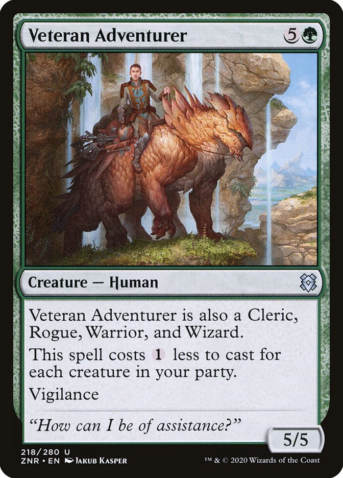 Veteran Adventurer [Zendikar Rising] | L.A. Mood Comics and Games