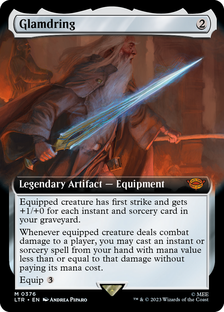Glamdring (Extended Art) [The Lord of the Rings: Tales of Middle-Earth] | L.A. Mood Comics and Games
