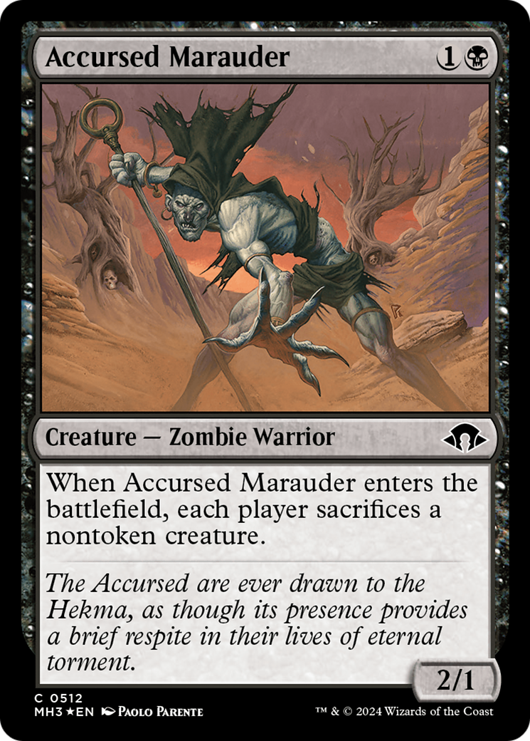 Accursed Marauder (Ripple Foil) [Modern Horizons 3] | L.A. Mood Comics and Games