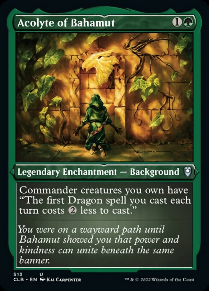 Acolyte of Bahamut (Foil Etched) [Commander Legends: Battle for Baldur's Gate] | L.A. Mood Comics and Games