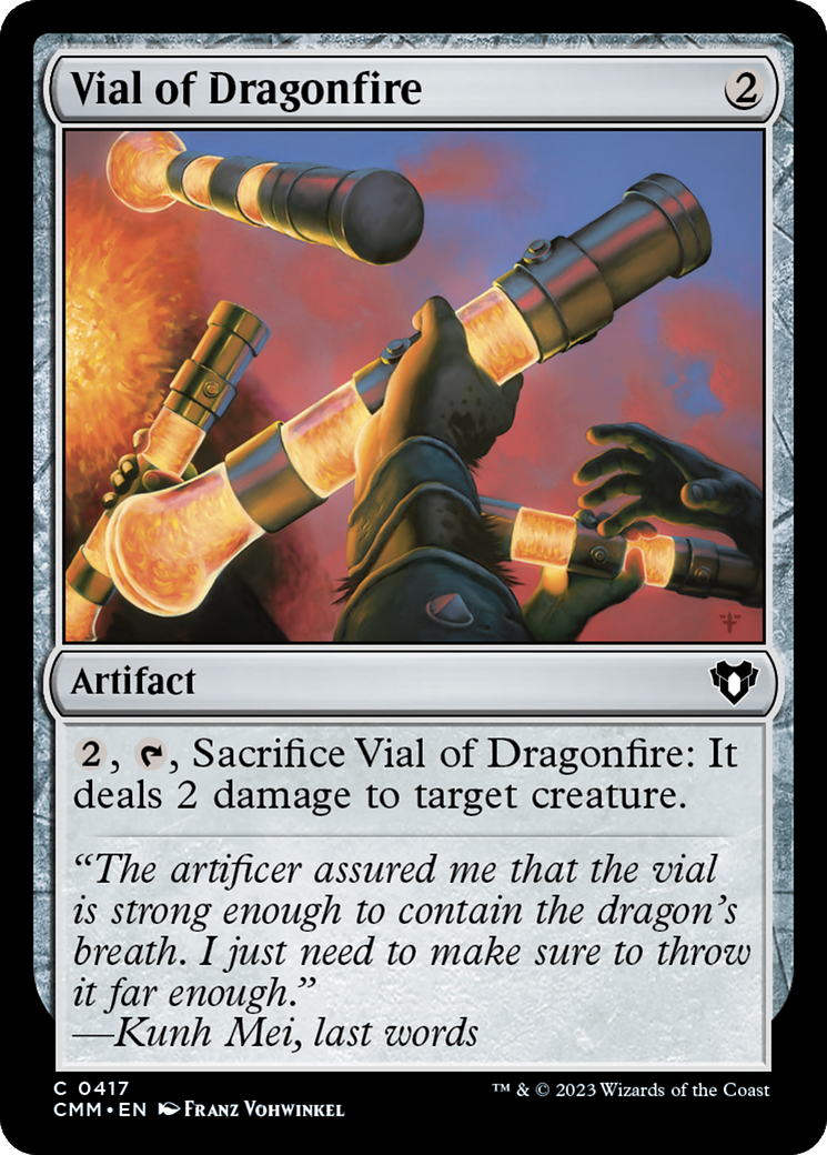 Vial of Dragonfire [Commander Masters] | L.A. Mood Comics and Games