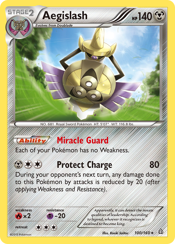 Aegislash (100/160) [XY: Primal Clash] | L.A. Mood Comics and Games