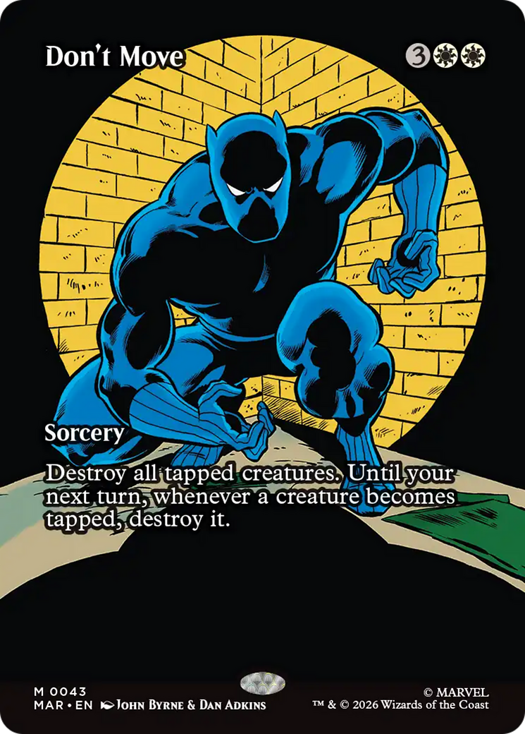 Don't Move (Borderless) [Marvel Universe: Eternal-Legal] | L.A. Mood Comics and Games