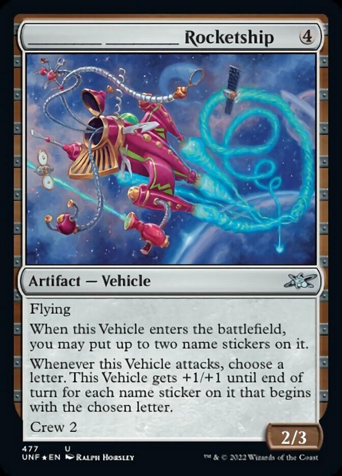 _____ _____ Rocketship (Galaxy Foil) [Unfinity] | L.A. Mood Comics and Games