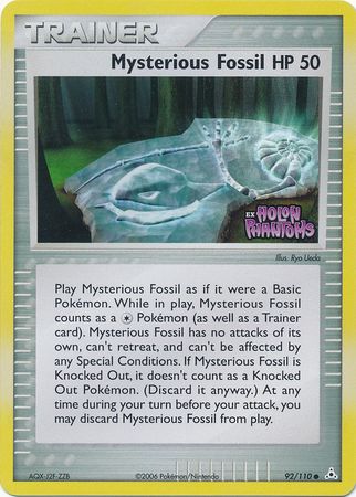 Mysterious Fossil (92/110) (Stamped) [EX: Holon Phantoms] | L.A. Mood Comics and Games