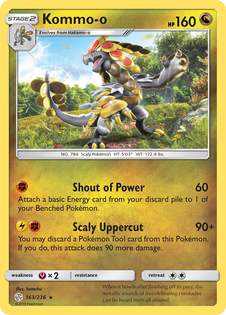 Kommo-o (163/236) [Sun & Moon: Cosmic Eclipse] | L.A. Mood Comics and Games