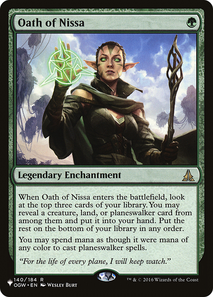 Oath of Nissa [The List] | L.A. Mood Comics and Games