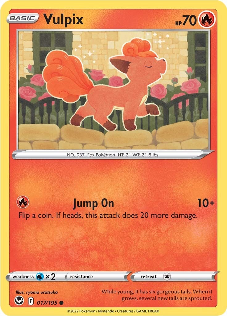 Vulpix (017/195) [Sword & Shield: Silver Tempest] | L.A. Mood Comics and Games