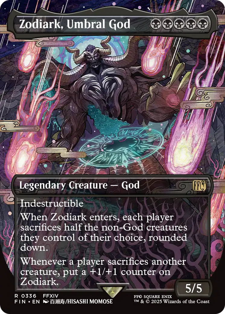 Zodiark, Umbral God (Borderless) [FINAL FANTASY] | L.A. Mood Comics and Games