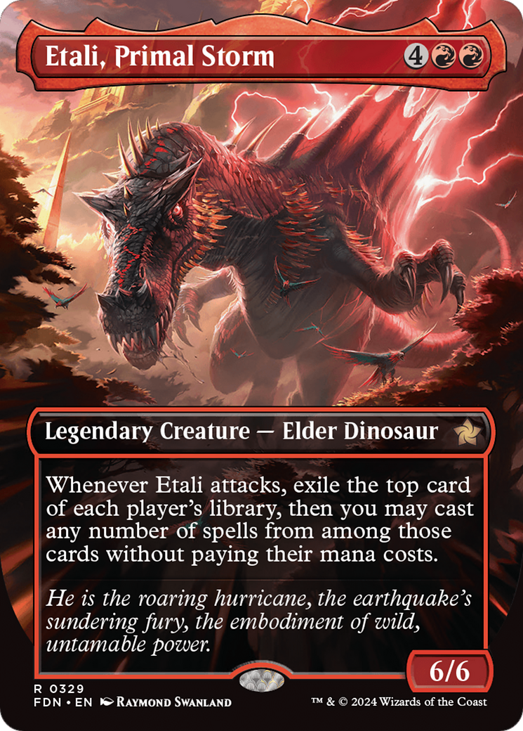 Etali, Primal Storm (Borderless) [Foundations] | L.A. Mood Comics and Games