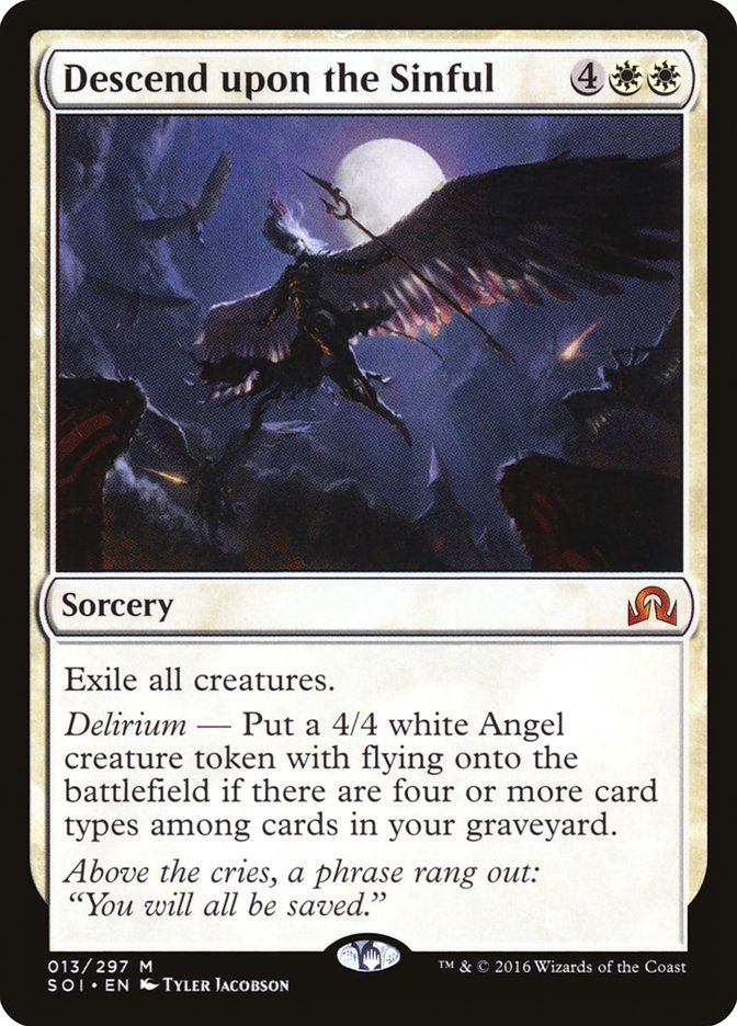 Descend upon the Sinful [Shadows over Innistrad] | L.A. Mood Comics and Games
