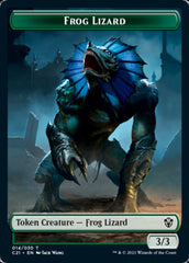 Frog Lizard // Elephant Double-Sided Token [Commander 2021 Tokens] | L.A. Mood Comics and Games