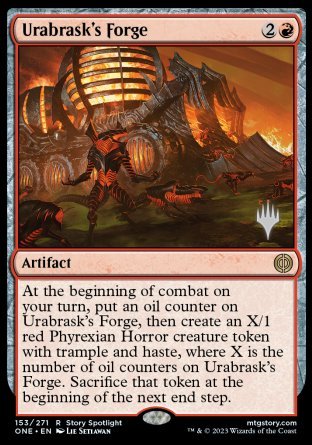 Urabrask's Forge (Promo Pack) [Phyrexia: All Will Be One Promos] | L.A. Mood Comics and Games