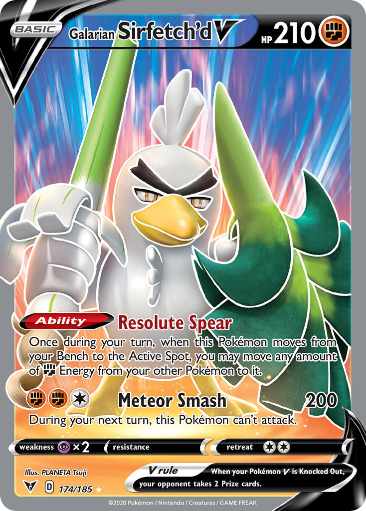 Galarian Sirfetch'd V (174/185) [Sword & Shield: Vivid Voltage] | L.A. Mood Comics and Games