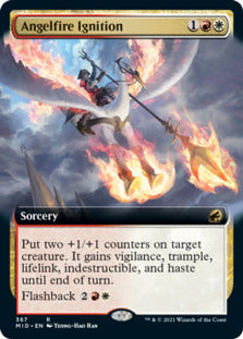 Angelfire Ignition (Extended Art) [Innistrad: Midnight Hunt] | L.A. Mood Comics and Games