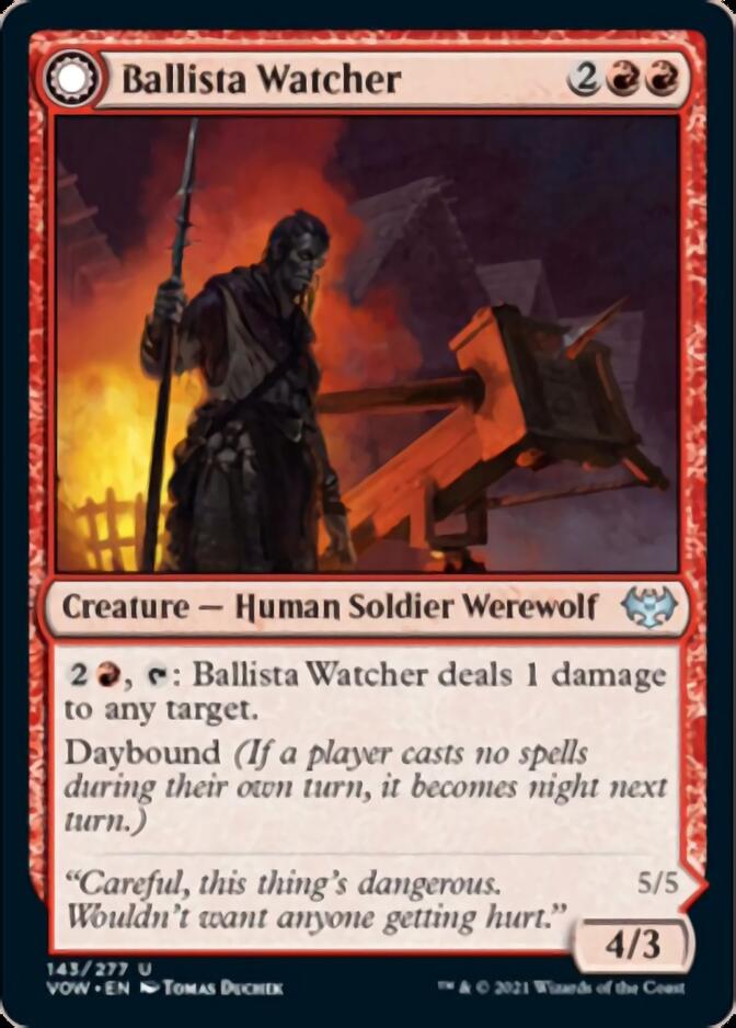 Ballista Watcher // Ballista Wielder [Innistrad: Crimson Vow] | L.A. Mood Comics and Games