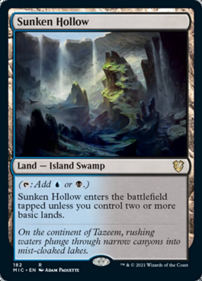 Sunken Hollow [Innistrad: Midnight Hunt Commander] | L.A. Mood Comics and Games
