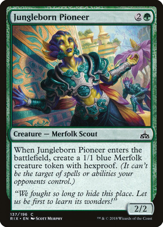 Jungleborn Pioneer [Rivals of Ixalan] | L.A. Mood Comics and Games