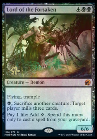 Lord of the Forsaken [Innistrad: Midnight Hunt Prerelease Promos] | L.A. Mood Comics and Games