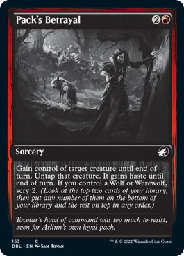 Pack's Betrayal [Innistrad: Double Feature] | L.A. Mood Comics and Games