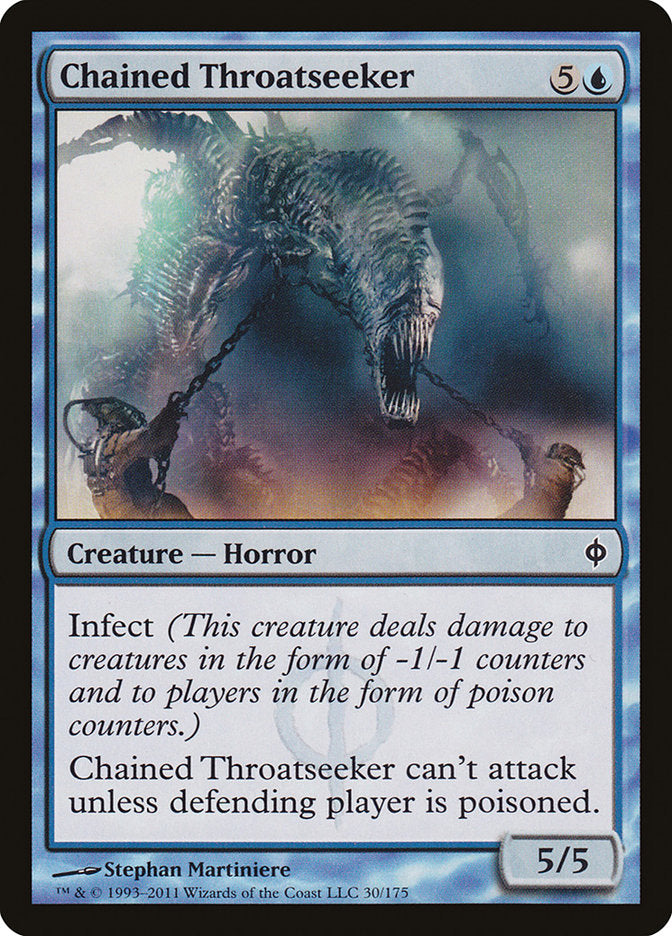 Chained Throatseeker [New Phyrexia] | L.A. Mood Comics and Games