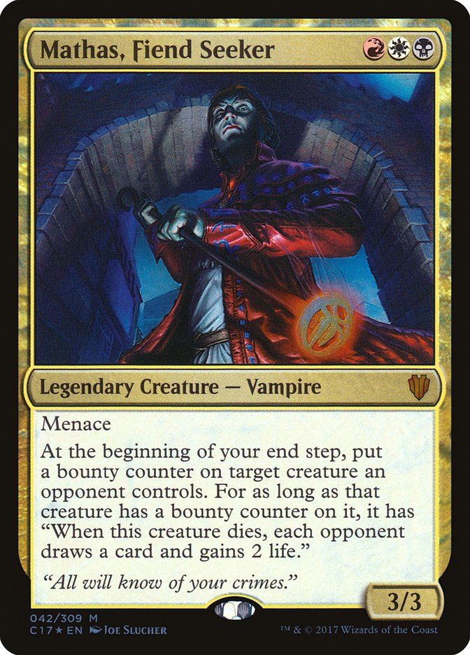 Mathas, Fiend Seeker [Commander 2017] | L.A. Mood Comics and Games