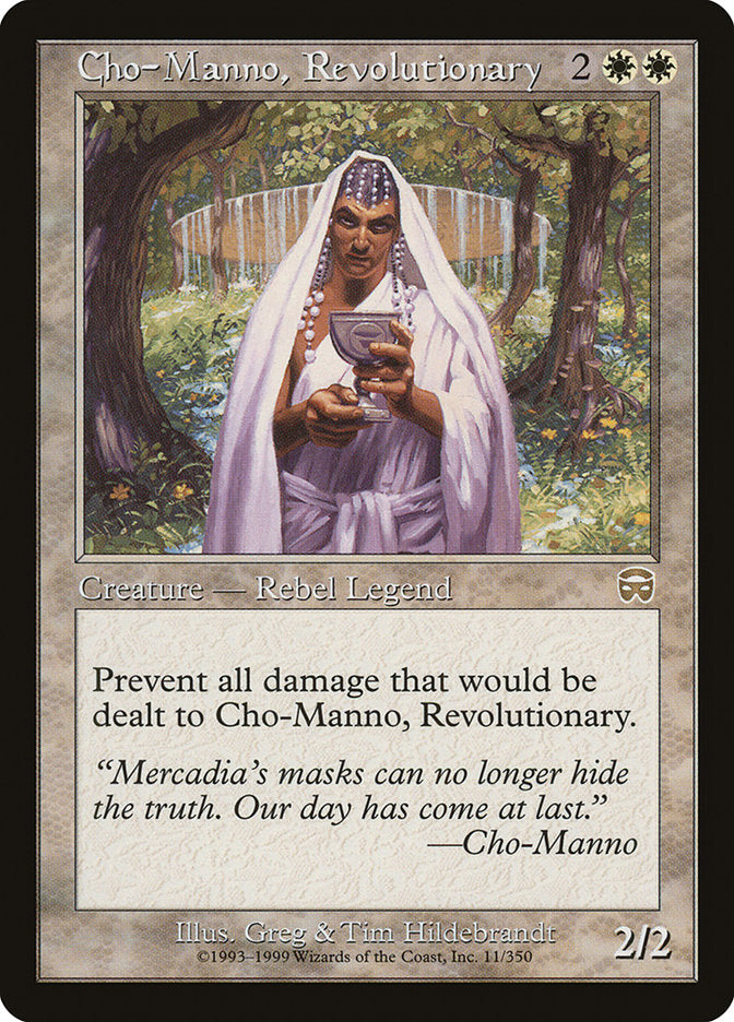 Cho-Manno, Revolutionary [Mercadian Masques] | L.A. Mood Comics and Games