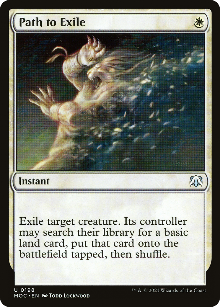 Path to Exile [March of the Machine Commander] | L.A. Mood Comics and Games