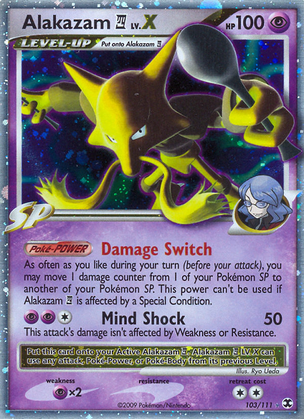 Alakazam LV.X (103/111) [Platinum: Rising Rivals] | L.A. Mood Comics and Games