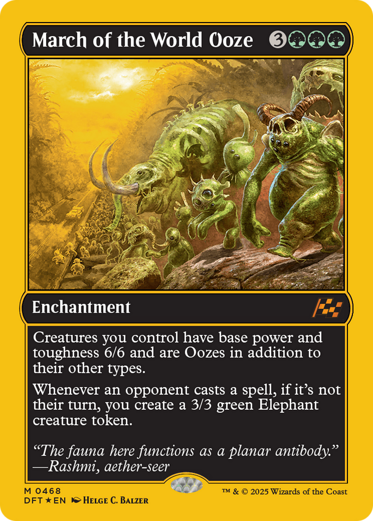 March of the World Ooze (First-Place Foil) [Aetherdrift] | L.A. Mood Comics and Games