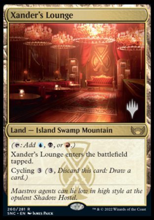 Xander's Lounge (Promo Pack) [Streets of New Capenna Promos] | L.A. Mood Comics and Games