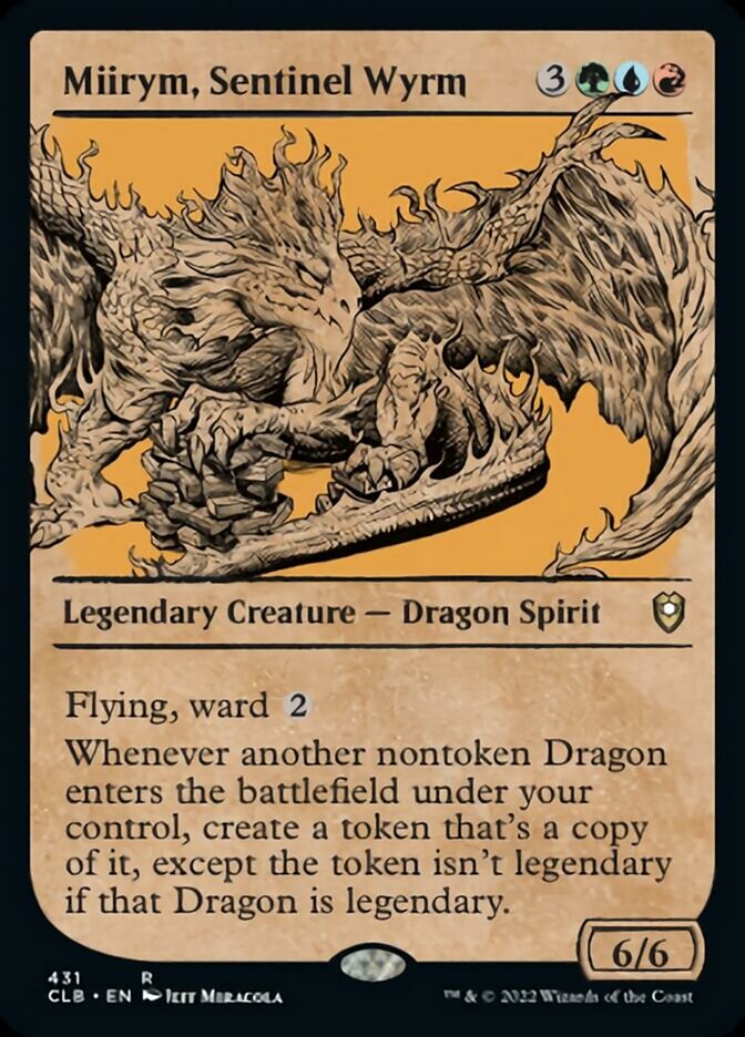 Miirym, Sentinel Wyrm (Showcase) [Commander Legends: Battle for Baldur's Gate] | L.A. Mood Comics and Games