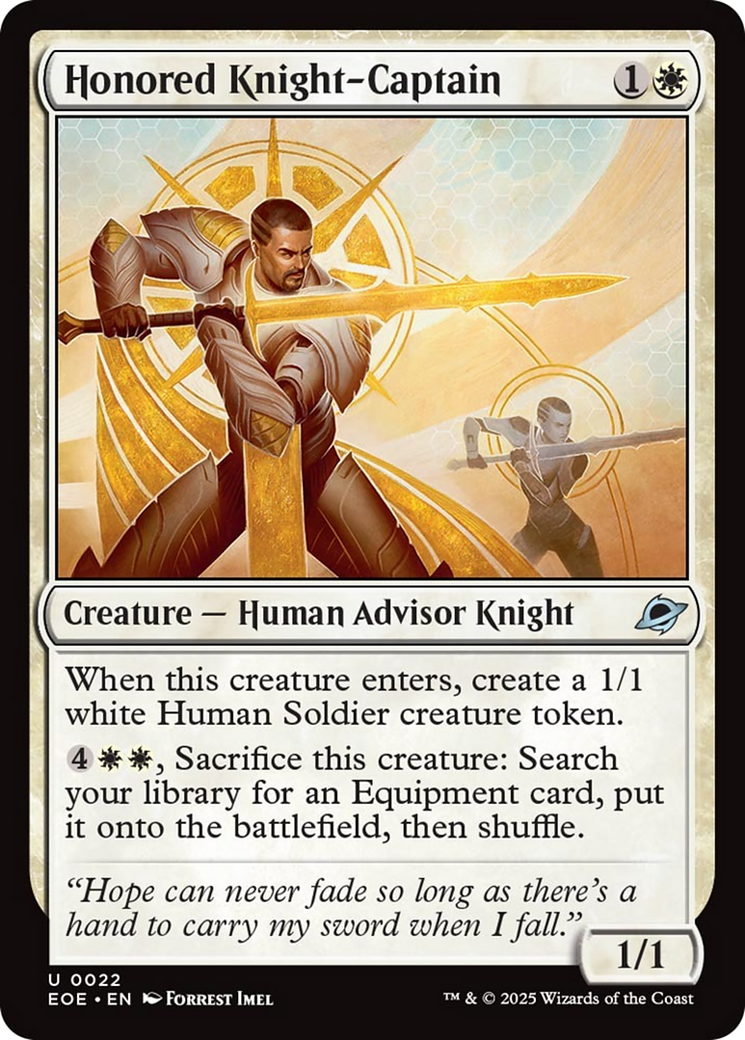 Honored Knight-Captain [Edge of Eternities] | L.A. Mood Comics and Games