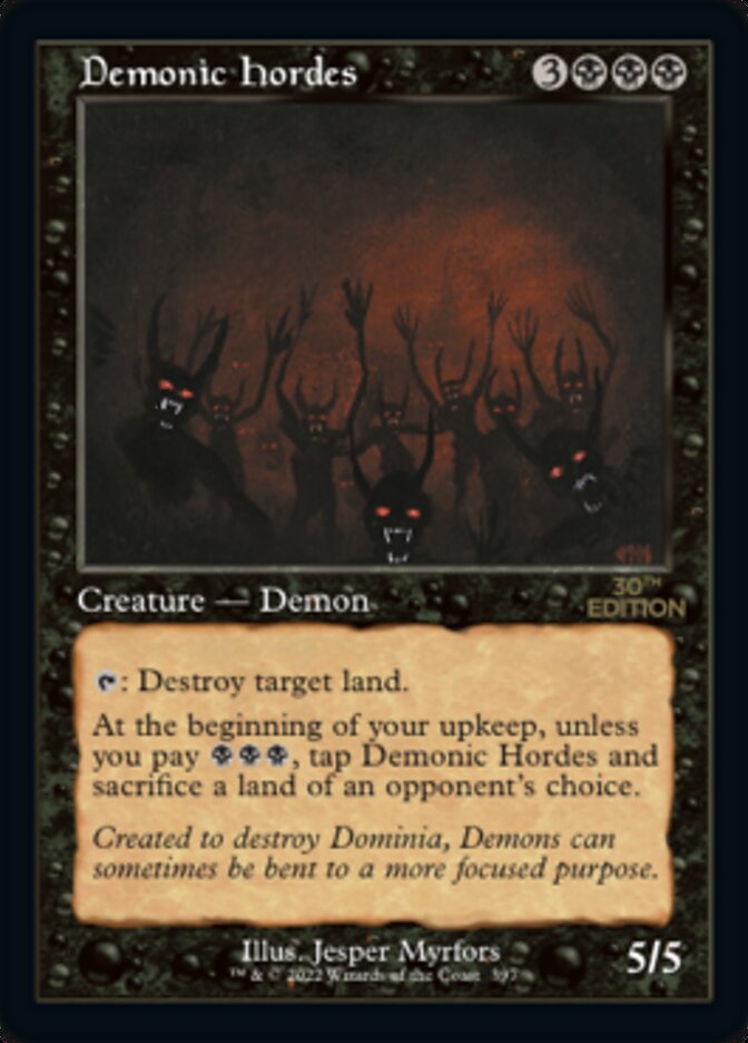 Demonic Hordes (Retro) [30th Anniversary Edition] | L.A. Mood Comics and Games