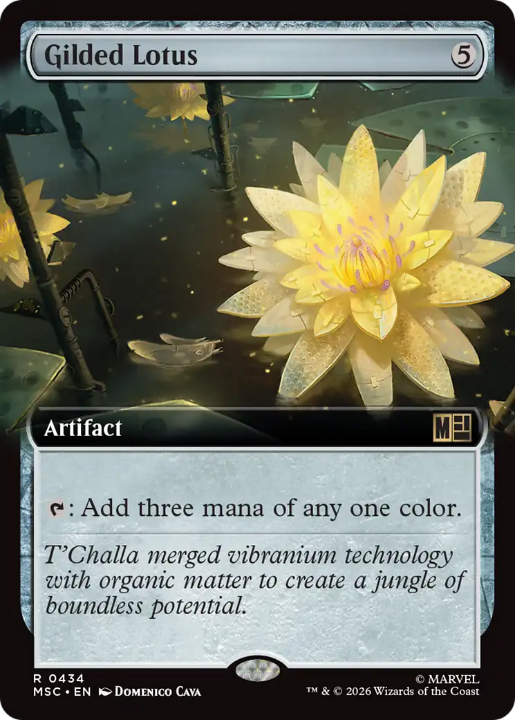 Gilded Lotus (Extended Art) [Marvel Super Heroes Commander] | L.A. Mood Comics and Games