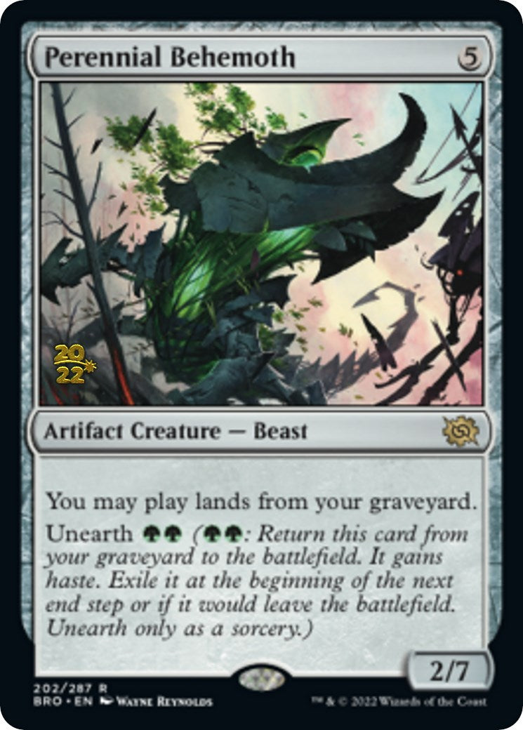 Perennial Behemoth [The Brothers' War Prerelease Promos] | L.A. Mood Comics and Games