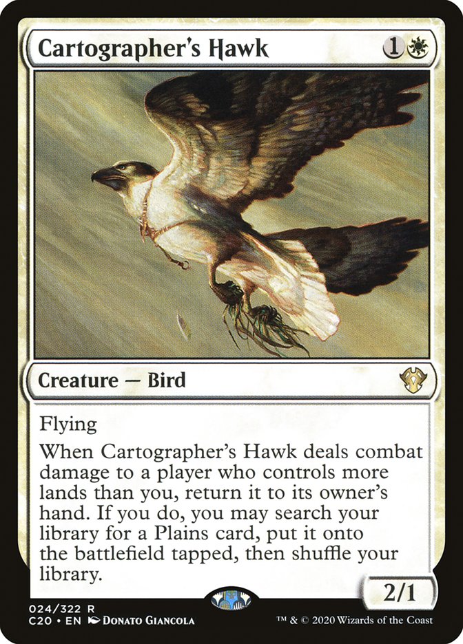 Cartographer's Hawk [Commander 2020] | L.A. Mood Comics and Games