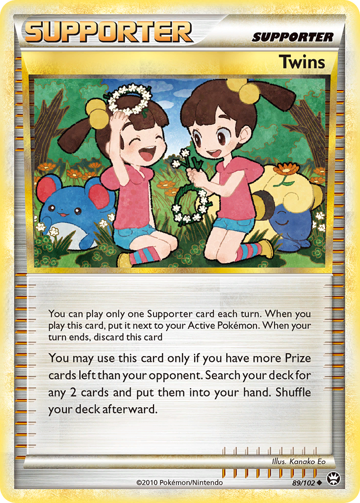 Twins (89/102) [HeartGold & SoulSilver: Triumphant] | L.A. Mood Comics and Games