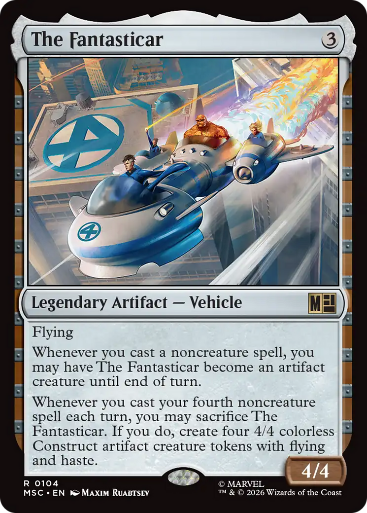 The Fantasticar (Surge Foil) [Marvel Super Heroes Commander] | L.A. Mood Comics and Games