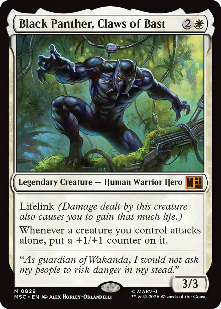 Black Panther, Claws of Bast [Marvel Super Heroes Commander] | L.A. Mood Comics and Games