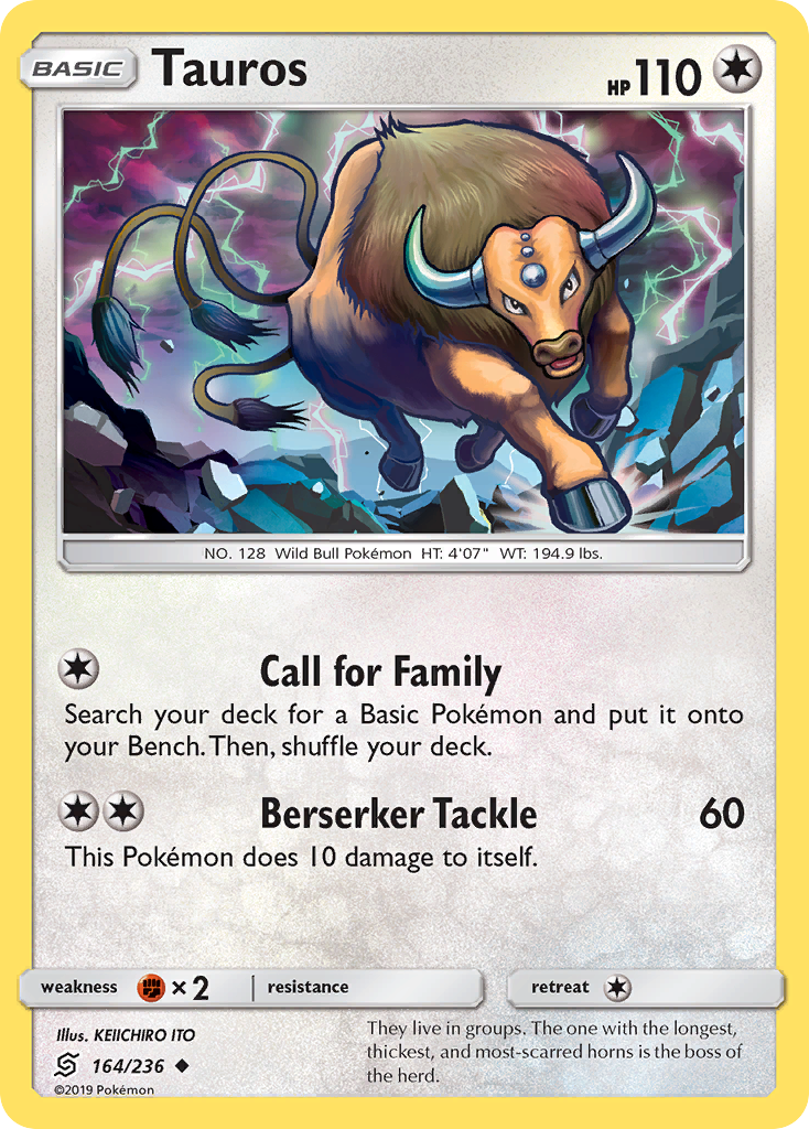 Tauros (164/236) [Sun & Moon: Unified Minds] | L.A. Mood Comics and Games