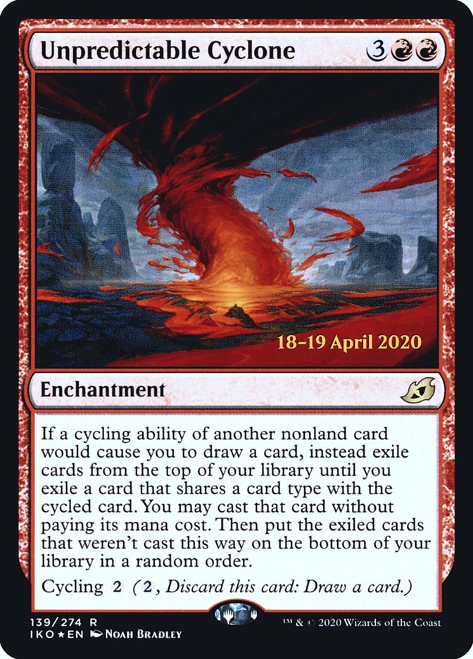 Unpredictable Cyclone [Ikoria: Lair of Behemoths Prerelease Promos] | L.A. Mood Comics and Games