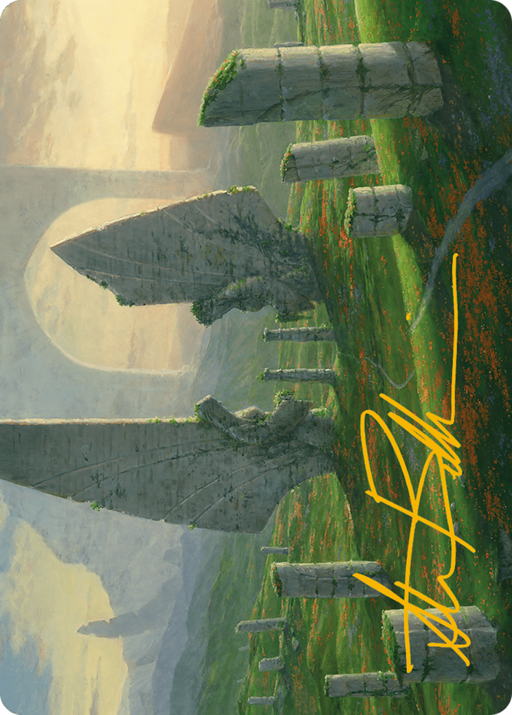 Monumental Henge Art Card (Gold-Stamped Signature) [Modern Horizons 3 Art Series] | L.A. Mood Comics and Games